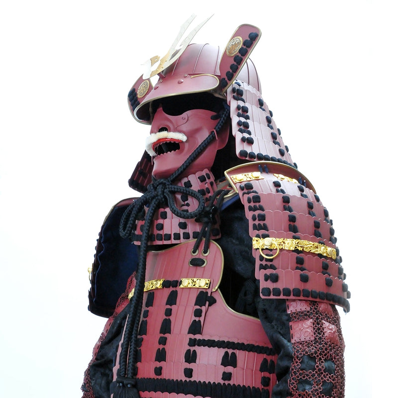 Premium Mitsu-kuwagata Maedate 16-ken Suji Kabuto Iyozane Nimaido Gusoku Yoroi