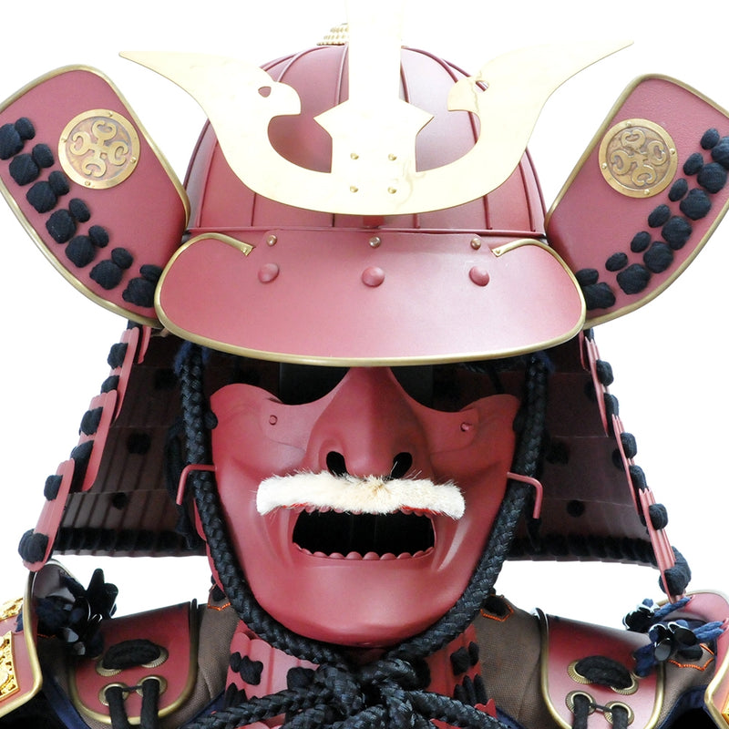 Premium Mitsu-kuwagata Maedate 16-ken Suji Kabuto Iyozane Nimaido Gusoku Yoroi