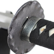 Close-up of the Tsuba area
