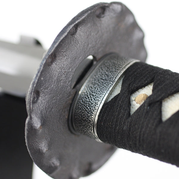 Close-up of the Tsuba area