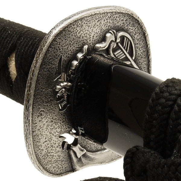 Close-up of the Tsuba