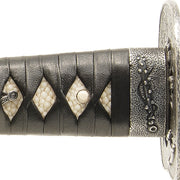 Close-up of the Tsuba area