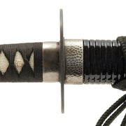 Close-up of the Tsuba area
