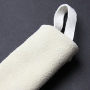 Close-up of the basic grade leather loop.