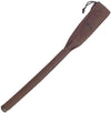 Full view of the brown canvas bag.