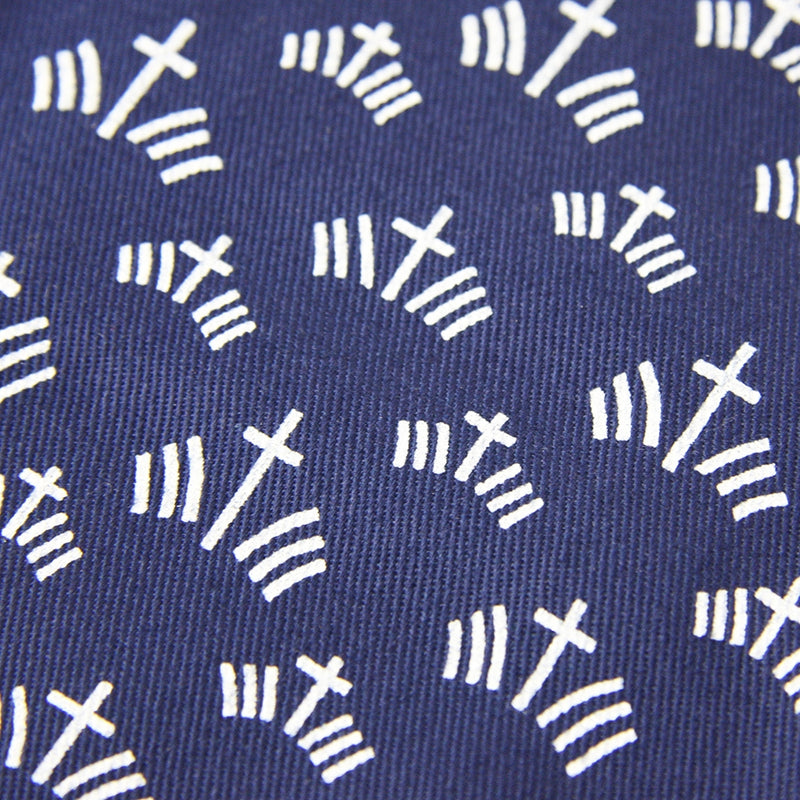 Close-up of the shobu pattern.