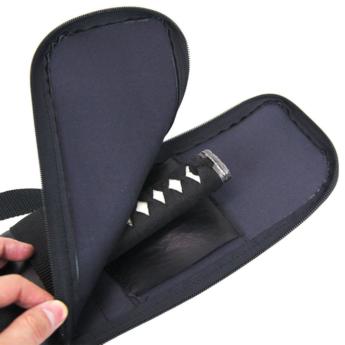 View of the inside of the basic sword bag.
