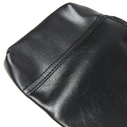 The reinforced bottom of the bag.