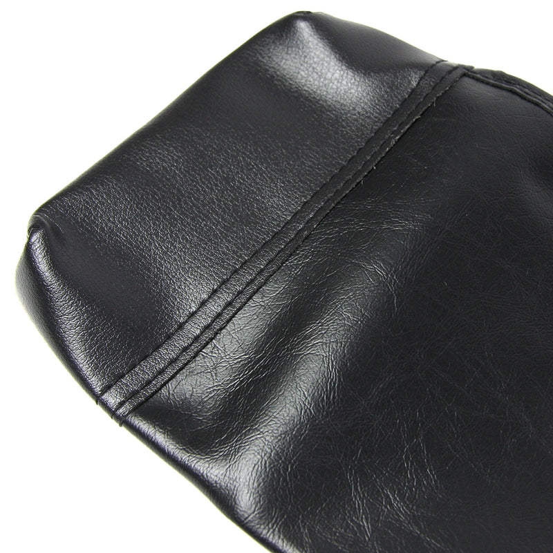 The reinforced bottom of the bag.