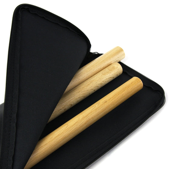 The bag opened showing several jo inside.