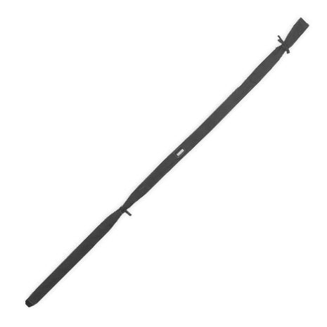 Full view of the naginata bag in black.