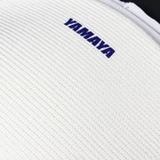 Close-up of the breathable and stretchy fabric.