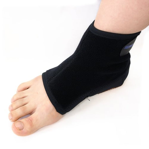 Top-down view of the heel protector.