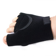 Top-down view of the toe protector.