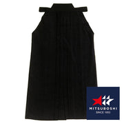 Black hakama, full-length front view.
