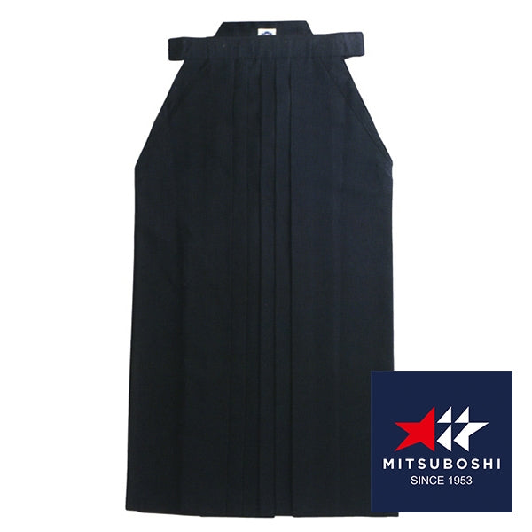 Mitsuboshi Memory Pleats Deluxe Tetron Aikido Hakama front view