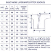 Basic Single Layer White Cotton Kendo Gi