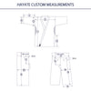 Hayate custom measurements