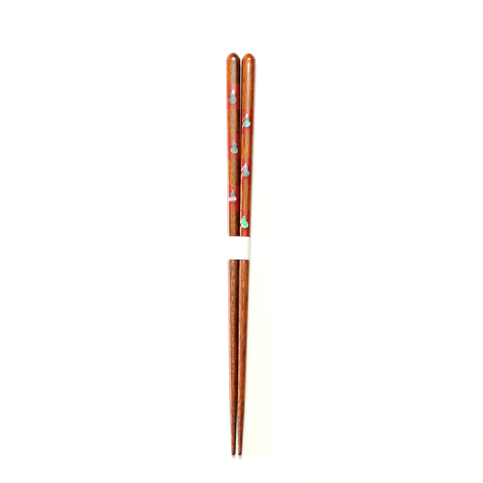 Wakasa Lacquer Chopsticks  - Tenmaru Mubyo Red - 23cm