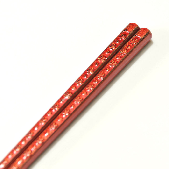 Wakasa Lacquer Chopsticks  - Sakura matsuri - 21cm