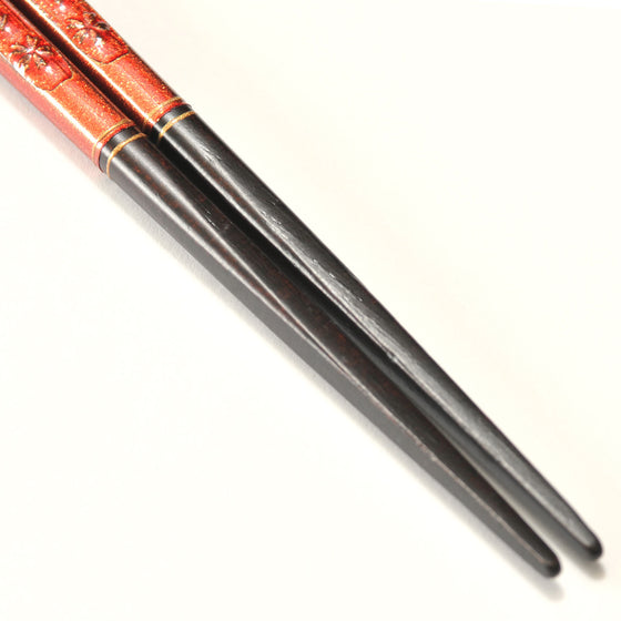 Wakasa Lacquer Chopsticks  - Sakura matsuri - 21cm
