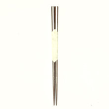  Wajima Lacquer Chopsticks  - Suri urushi Hakkaku Silver - 22.5cm