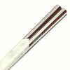 Wajima Lacquer Chopsticks  - Suri urushi Hakkaku Silver - 22.5cm