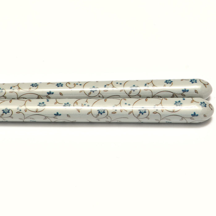Wakasa Lacquer Chopsticks  - Pottery style Sweet Blue - 23cm