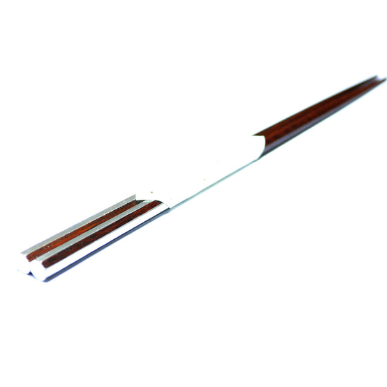 Wajima Lacquer Chopsticks  - Suri urushi Hakkaku Silver - 22.5cm