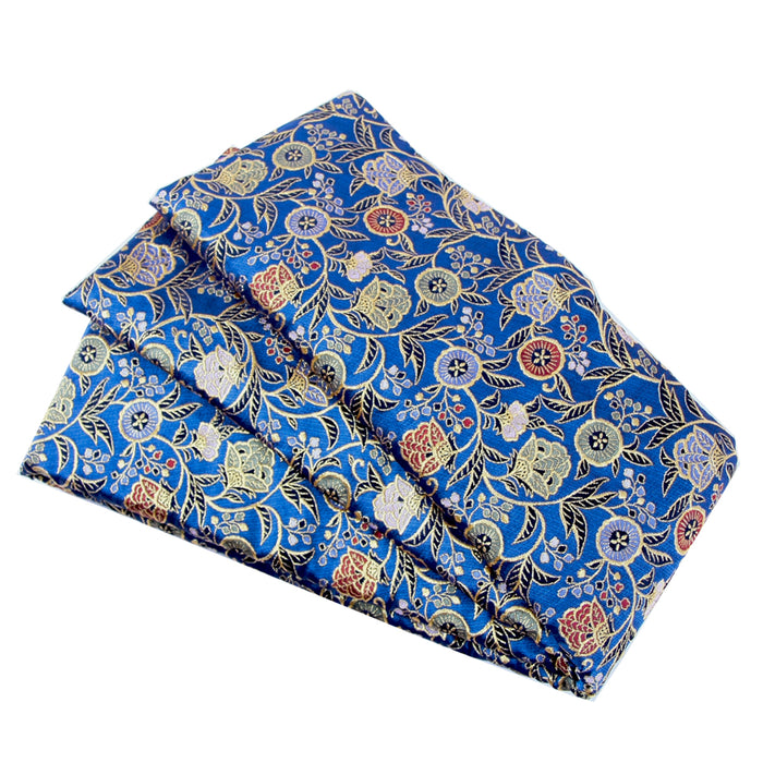 Deluxe Tradiotional Kimono Brocade sword bag - Blue Navy Shades