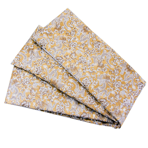 Deluxe Tradiotional Kimono Brocade sword bag - Yellow Orange Shades