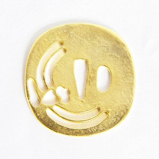Sterling Silver Gold Plated Tombo Tsuba