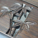 Sword rack engraving close up image