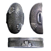 Silver sakura higo fittings.