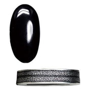 Buffalo horn kashira and silver-plated brass fuchi.