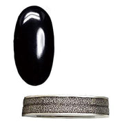 Buffalo horn kashira and pure silver fuchi.