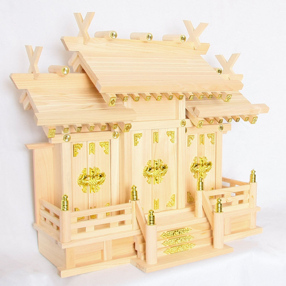 Three shrine Miyagata Kamidana - Small — Tozando International