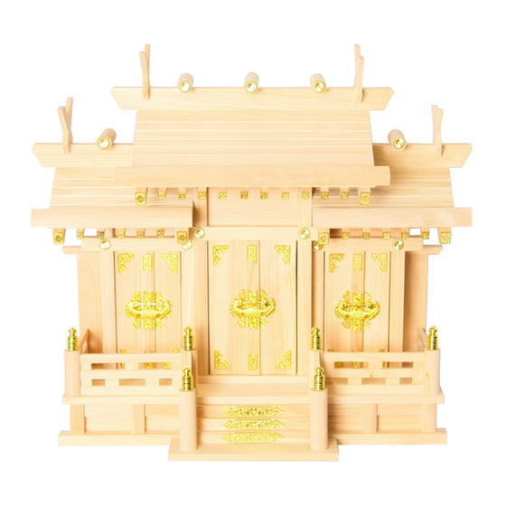 Three shrine Miyagata Kamidana - Small