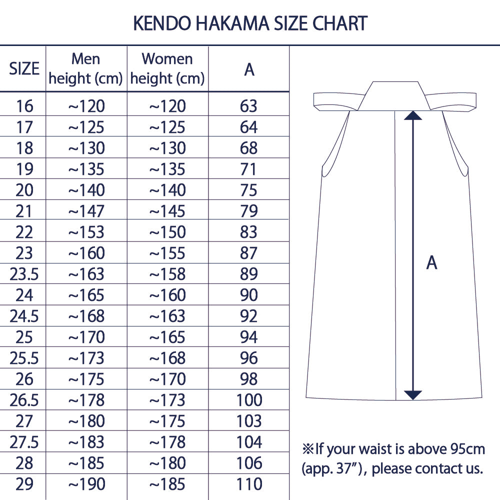 Vixia - Navy Polyester Hakama — Tozando International