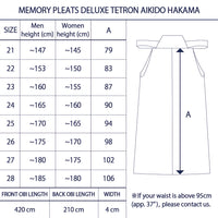Mitsuboshi Memory Pleats Deluxe Tetron Aikido Hakama – Tozando ...