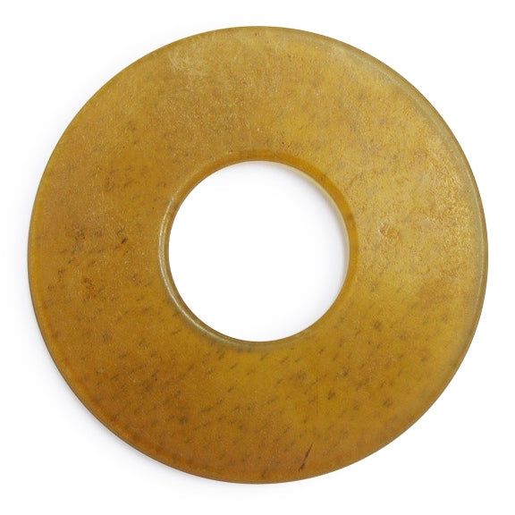 Full view of the leather shinai tsuba.