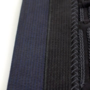 Close-up of the clarino reinforcement.