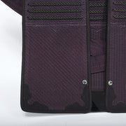 Close-up of the tare's nanamezashi stitching on the odare.