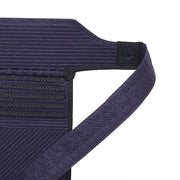 Hara obi and tare himo fabric close-up.