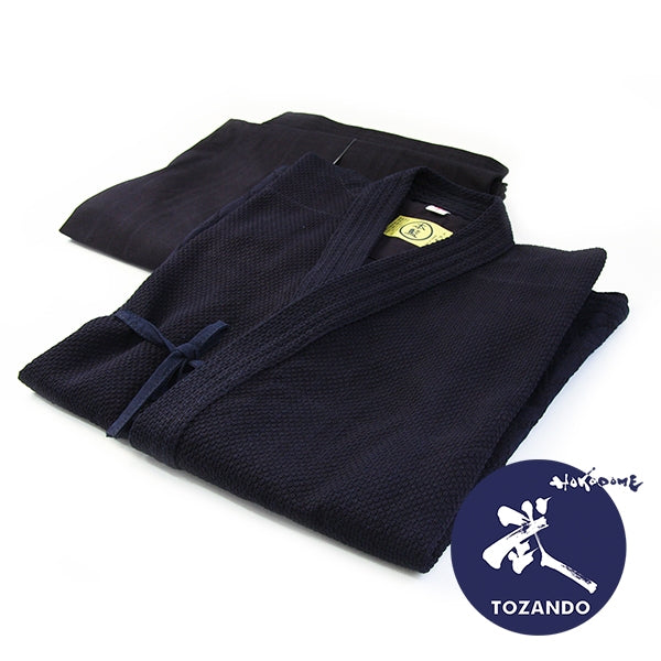 The double-layered dogi and #10000 hakama seen folded together.