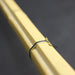 Close-up of the shinai bamboo.