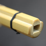 Close-up of the shinai kensen.