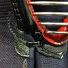 View of the hand-pressed kurozan leather mimikawa.