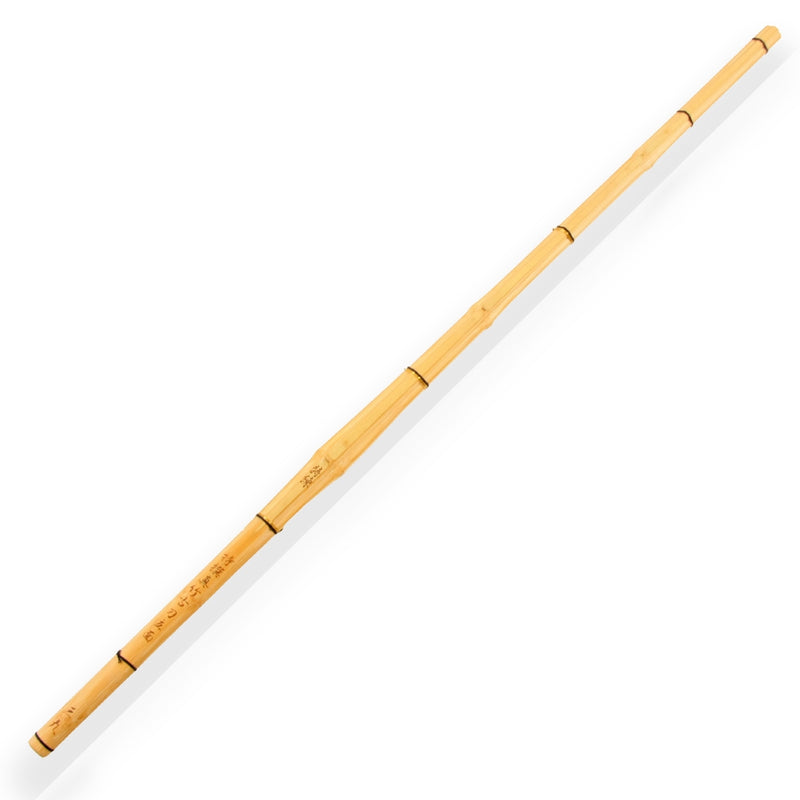 Full view of the slim koto style shinai.