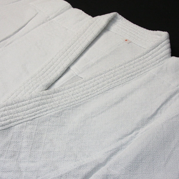 The dogi jacket with its distinctive pattern.